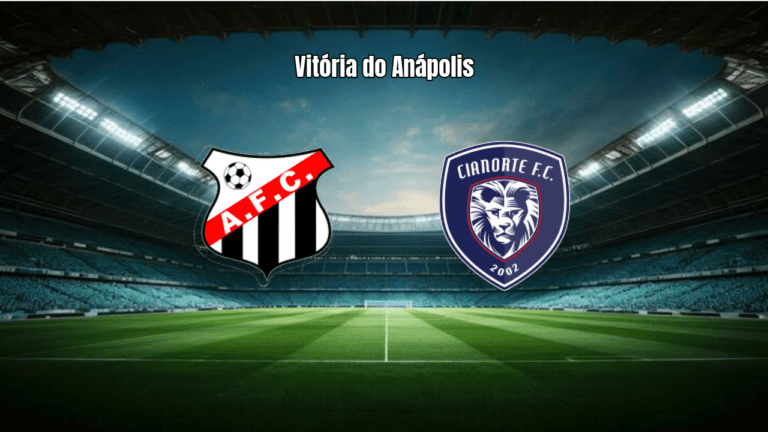 Anápolis vence Cianorte por 3 a 1 na estreia da Copa do Brasil