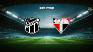 Ceará vence Primavera-SP por 2 a 1 na estreia da Copa do Brasil