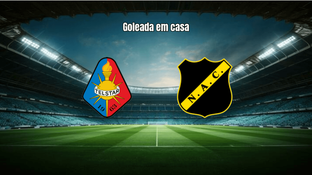 Telstar 3x0 NAC Breda: Ritmeester van de Kamp brilha na Eredivisie