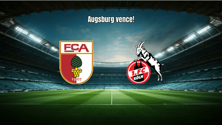 FC Augsburg vence 1. FC Köln por 2 a 0 na Bundesliga: Análise do Jogo