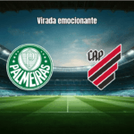 Palmeiras U20 vence Athletico PR U20 em jogo eletrizante por 3 a 2