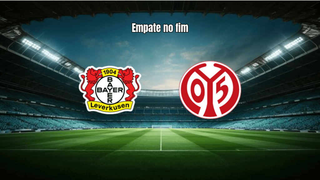 Bayer Leverkusen 1-1 Mainz: Empate no fim mantém pressão na Bundesliga