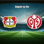 Bayer Leverkusen 1-1 Mainz: Empate no fim mantém pressão na Bundesliga