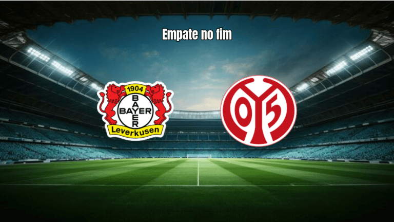 Bayer Leverkusen 1-1 Mainz: Empate no fim mantém pressão na Bundesliga