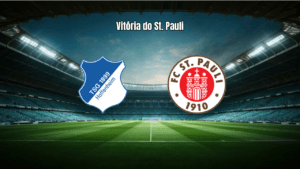 St. Pauli vence Hoffenheim fora de casa na Bundesliga alemã