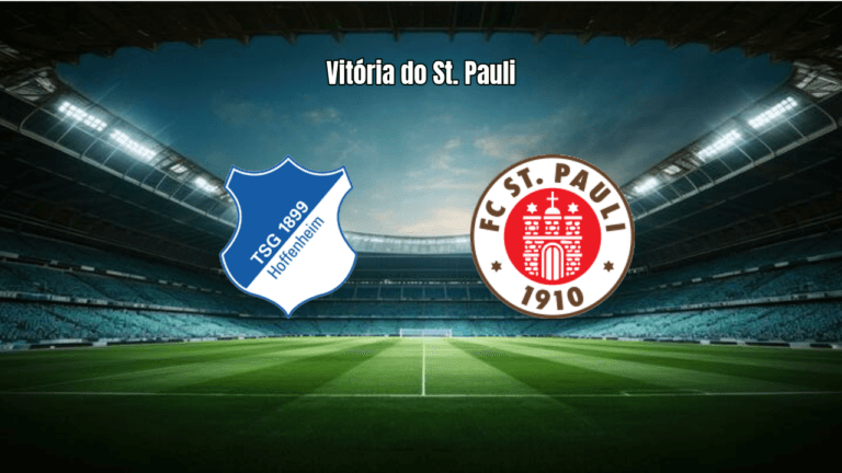 St. Pauli vence Hoffenheim fora de casa na Bundesliga alemã