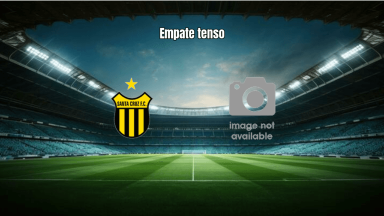 Santa Cruz RN e QFC empatam em 1-1 nas quartas do Potiguar