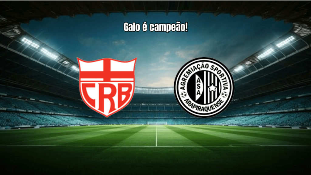 CRB goleia ASA por 3 a 0 e é campeão do Campeonato Alagoano 2026