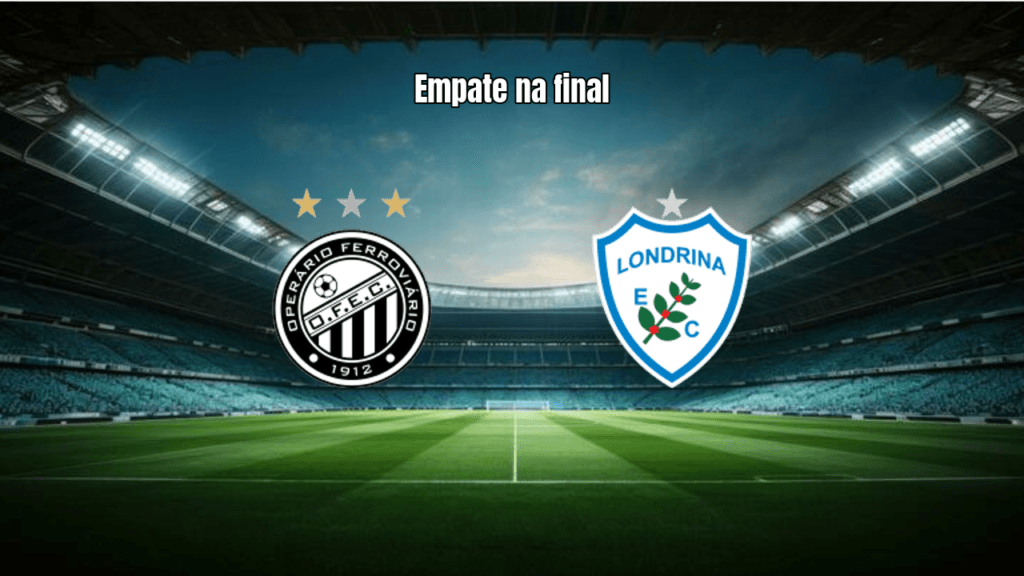 Operário-PR e Londrina empatam sem gols na final do Paranaense