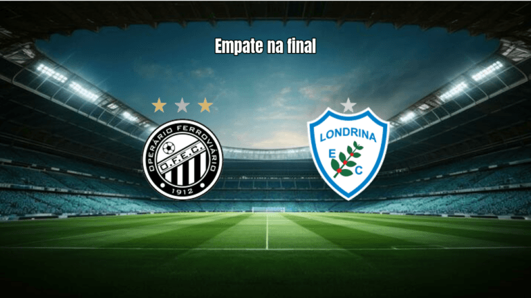 Operário-PR e Londrina empatam sem gols na final do Paranaense