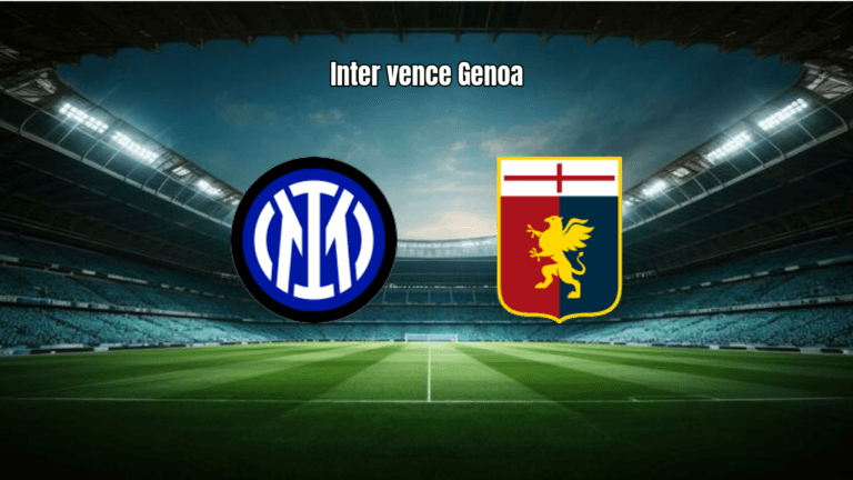 Inter vence Genoa por 2 a 0 e segue firme na Serie A
