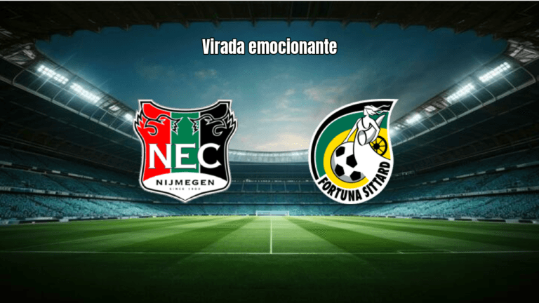 Fortuna Sittard vence NEC Nijmegen por 3 a 2 em jogo eletrizante