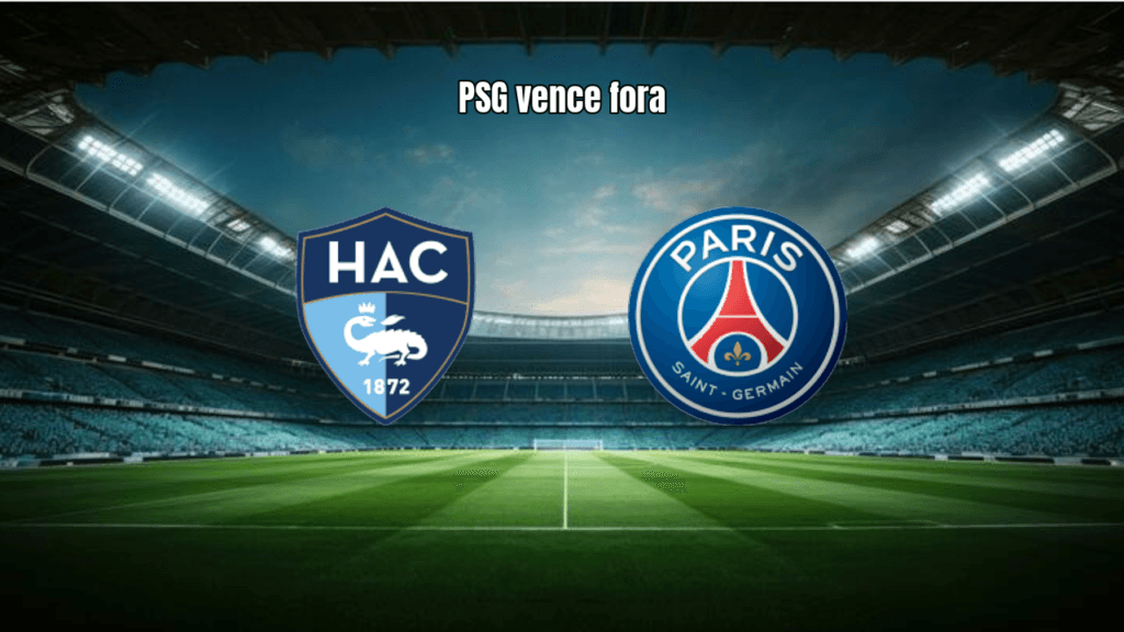 PSG vence Le Havre por 2 a 0 e segue firme na liderança da Ligue 1