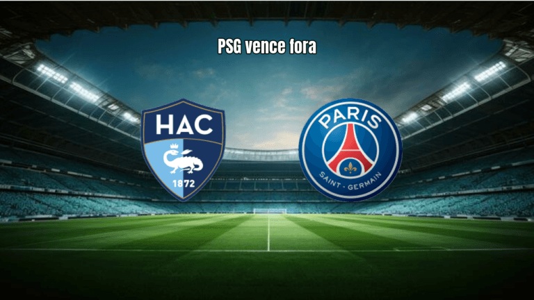PSG vence Le Havre por 2 a 0 e segue firme na liderança da Ligue 1