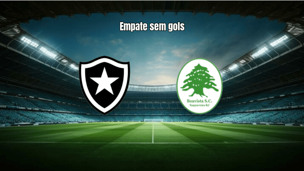 Botafogo 0x0 Boavista SC: Empate sem gols na semi do Carioca
