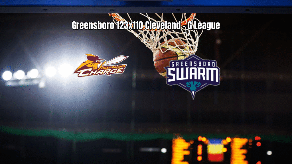 Greensboro Swarm vence Cleveland Charge na G League: 123 x 110