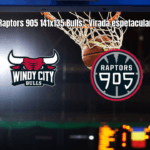 Raptors 905 vence Windy City Bulls em jogo eletrizante da G League