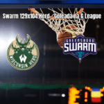 Greensboro Swarm vence Wisconsin Herd por 129 a 104 na G League