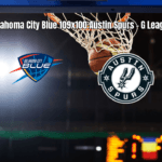 Oklahoma City Blue vence Austin Spurs na G League por 109 a 100