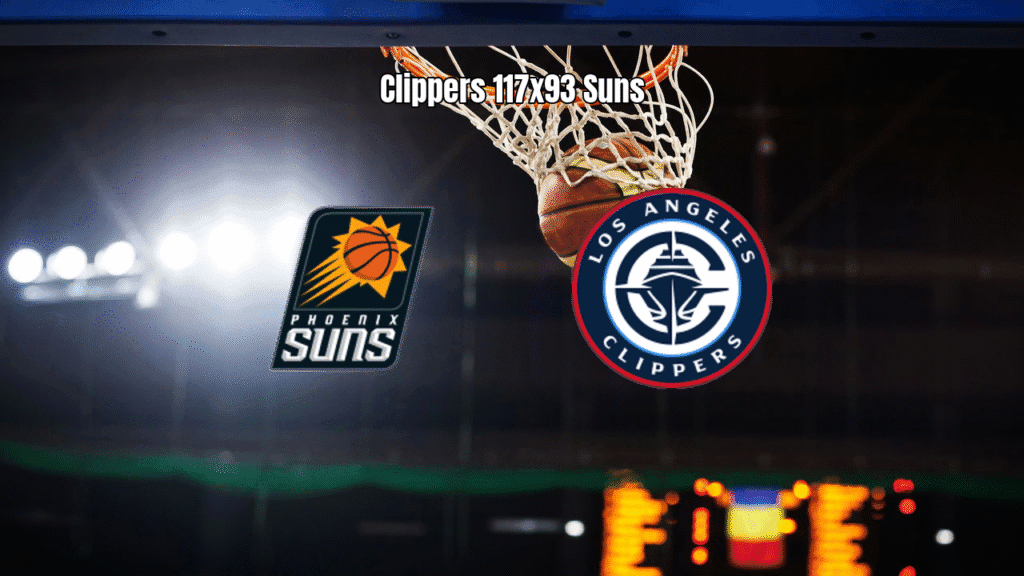 Clippers vencem Suns por 117 a 93 na NBA; veja detalhes do jogo