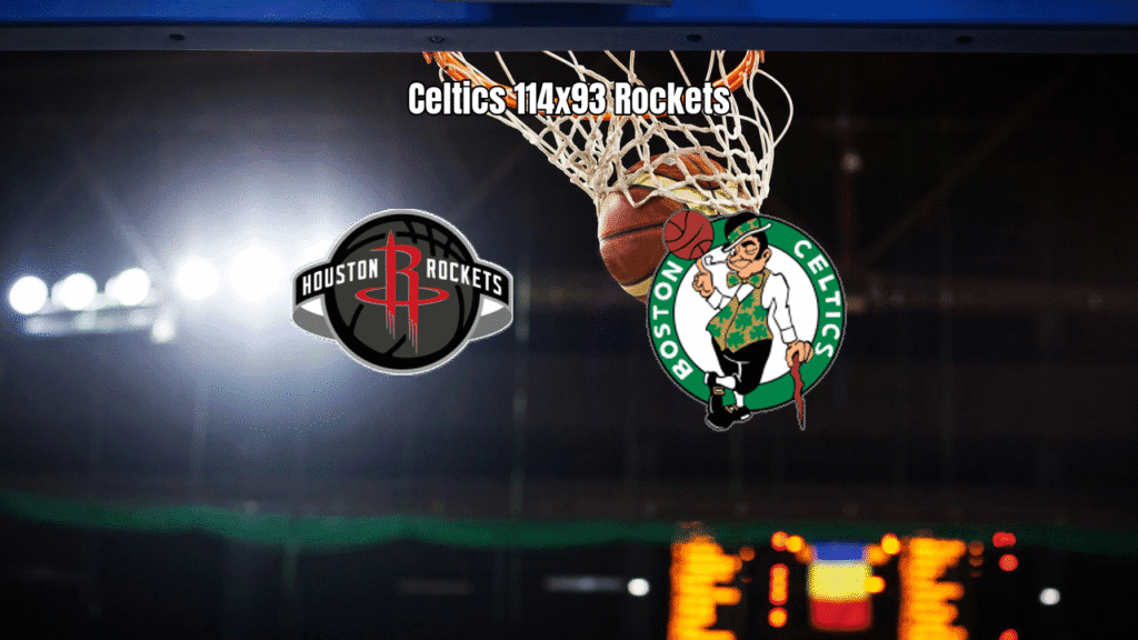 Boston Celtics vence Houston Rockets por 114 a 93 na NBA