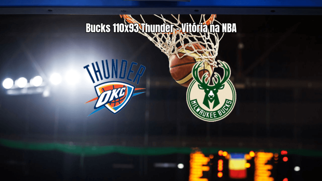 Milwaukee Bucks vence Oklahoma City Thunder por 110 a 93 na NBA