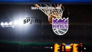 San Antonio Spurs vence Sacramento Kings por 139 a 122 na NBA