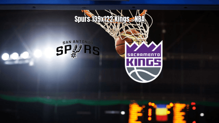 San Antonio Spurs vence Sacramento Kings por 139 a 122 na NBA