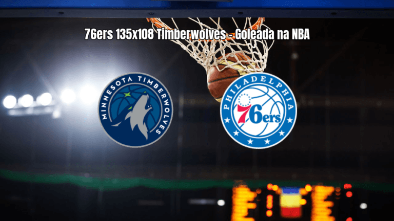 Philadelphia 76ers goleiam Minnesota Timberwolves na NBA com 135 a 108