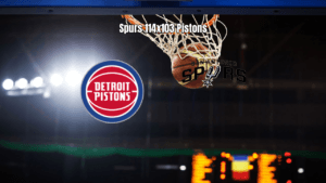 San Antonio Spurs vence Detroit Pistons por 114 a 103 na NBA