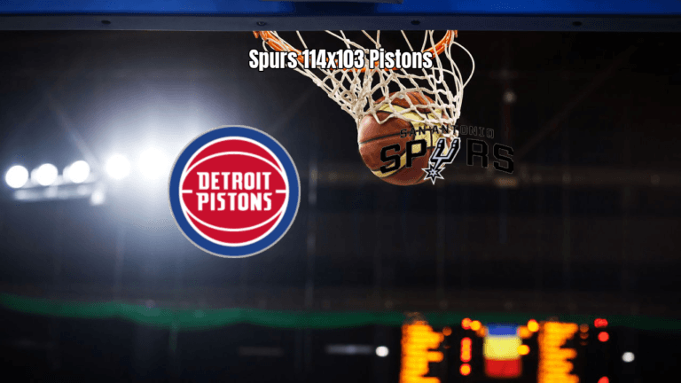 San Antonio Spurs vence Detroit Pistons por 114 a 103 na NBA