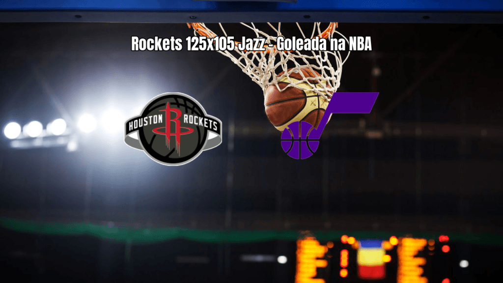 Houston Rockets vence Utah Jazz por 125 a 105 na NBA
