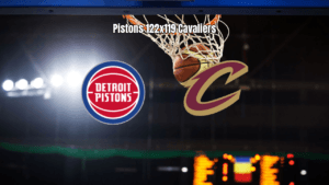 Pistons vencem Cavaliers por 122 a 119 em jogo eletrizante da NBA