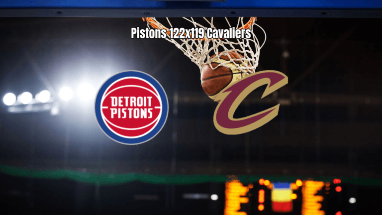 Pistons vencem Cavaliers por 122 a 119 em jogo eletrizante da NBA