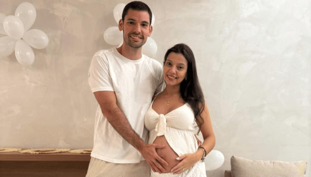 Gustavo Nogueira, do Sada Cruzeiro, anuncia nascimento da filha Maria