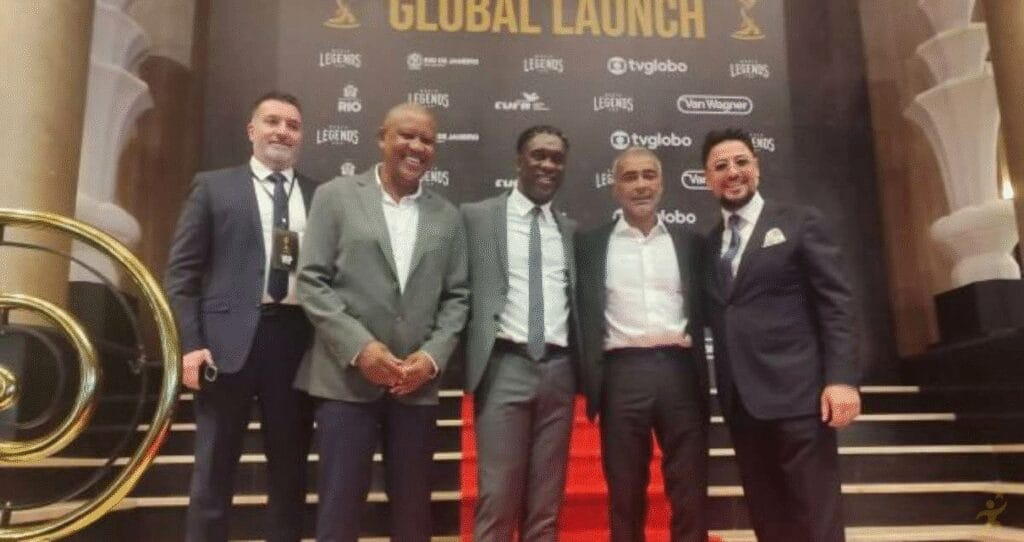 World Legends Cup: Romário e Seedorf brilham em lançamento no Rio