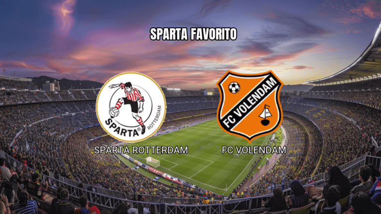 Palpite Sparta Rotterdam vs FC Volendam na Eredivisie: Análise e Previsão 21/03/2026