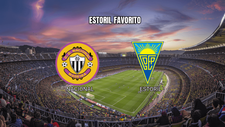 Palpite Nacional x Estoril: Dupla chance para visitante na Primeira Liga 15/03/2026