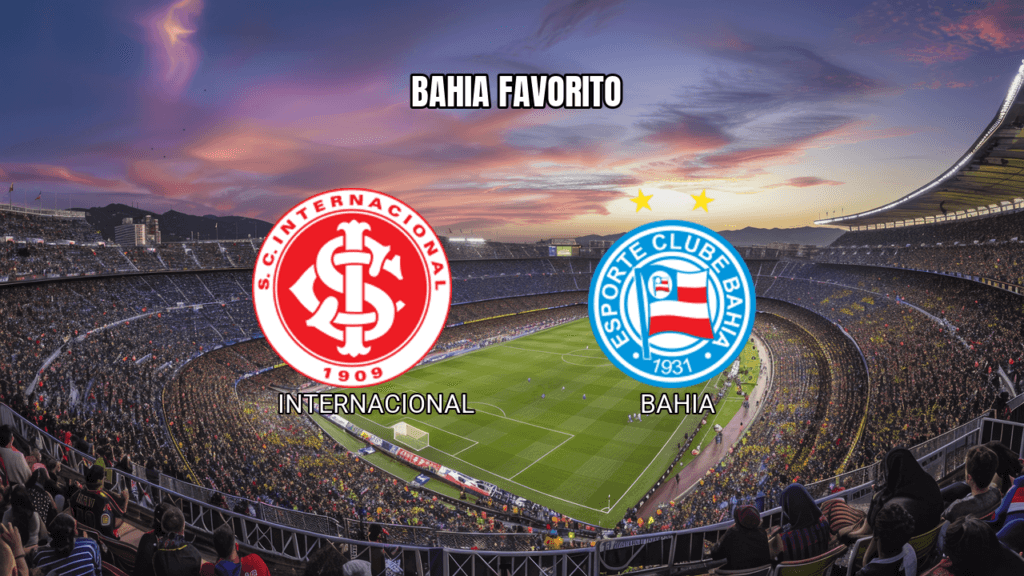 Palpite Internacional x Bahia: Tricolor favorito em duelo da Série A 15/03/2026