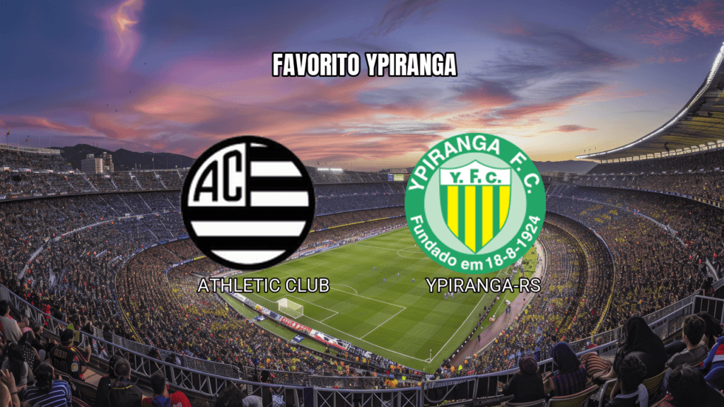 Palpite: Ypiranga-RS favorito contra Athletic Club na Copa do Brasil 11/03/2026