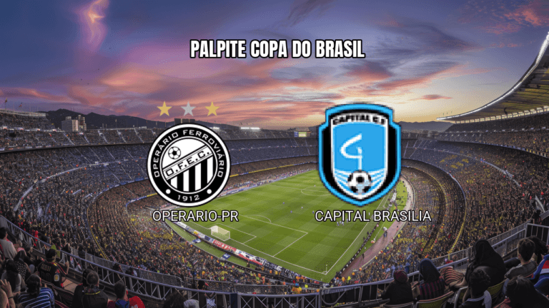 Palpite Operário-PR vs Capital Brasília na Copa do Brasil: Análise e Previsão 12/03/2026
