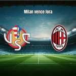 AC Milan vence Cremonese com gols no fim e segue na luta pelo título