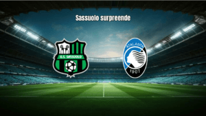 Sassuolo vence Atalanta por 2 a 1 na Serie A com um a menos