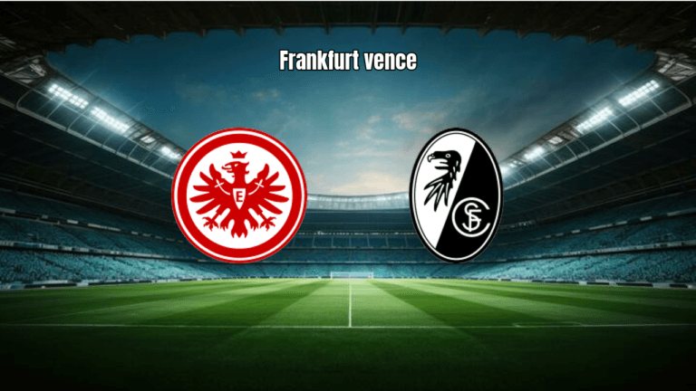 Eintracht Frankfurt vence SC Freiburg por 2x0 na Bundesliga