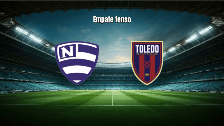 Nacional PR 1x1 Toledo: Empate no Paranaense com gol no fim