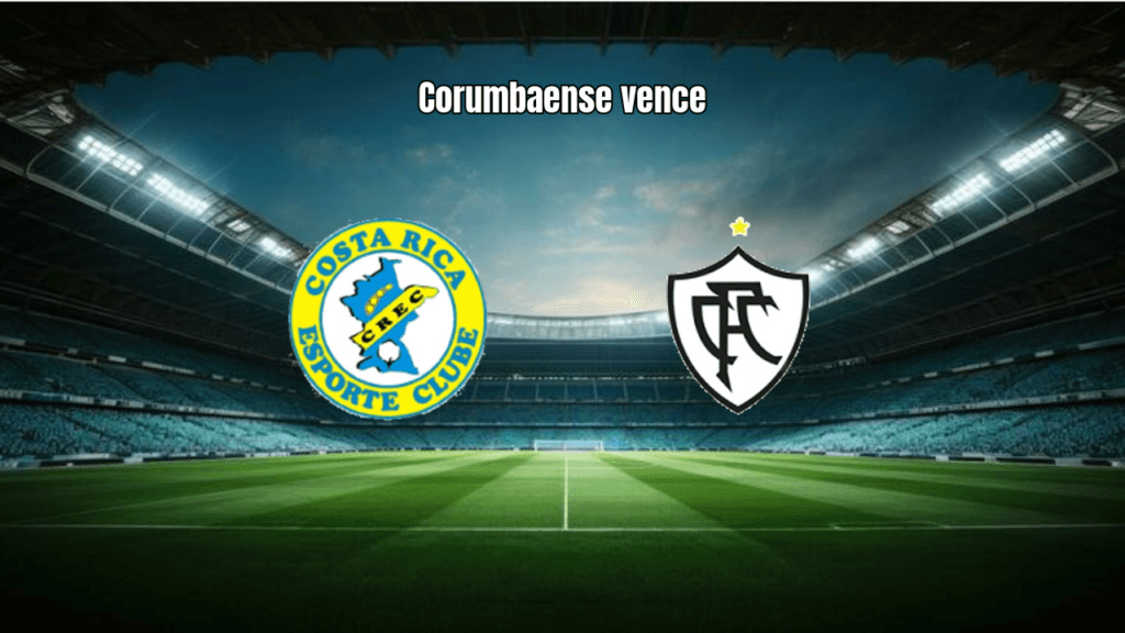 Corumbaense vence Costa Rica por 2 a 0 no Sul-Matogrossense