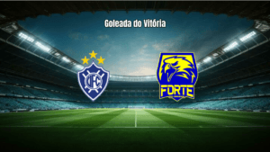 Vitória ES goleia Forte FC por 4 a 1 nas quartas do Capixaba