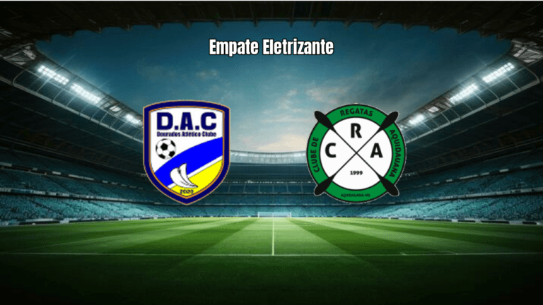 Dourados Atlético e CR Aquidauana empatam em 3 a 3 no Sul-Matogrossense