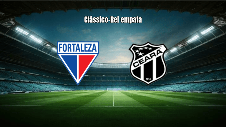 Fortaleza 1x1 Ceará: Empate no Clássico-Rei decide Cearense