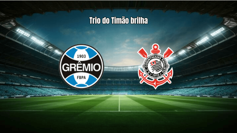 Corinthians U20 vence Grêmio U20 por 3 a 1 no Brasileiro Sub-20